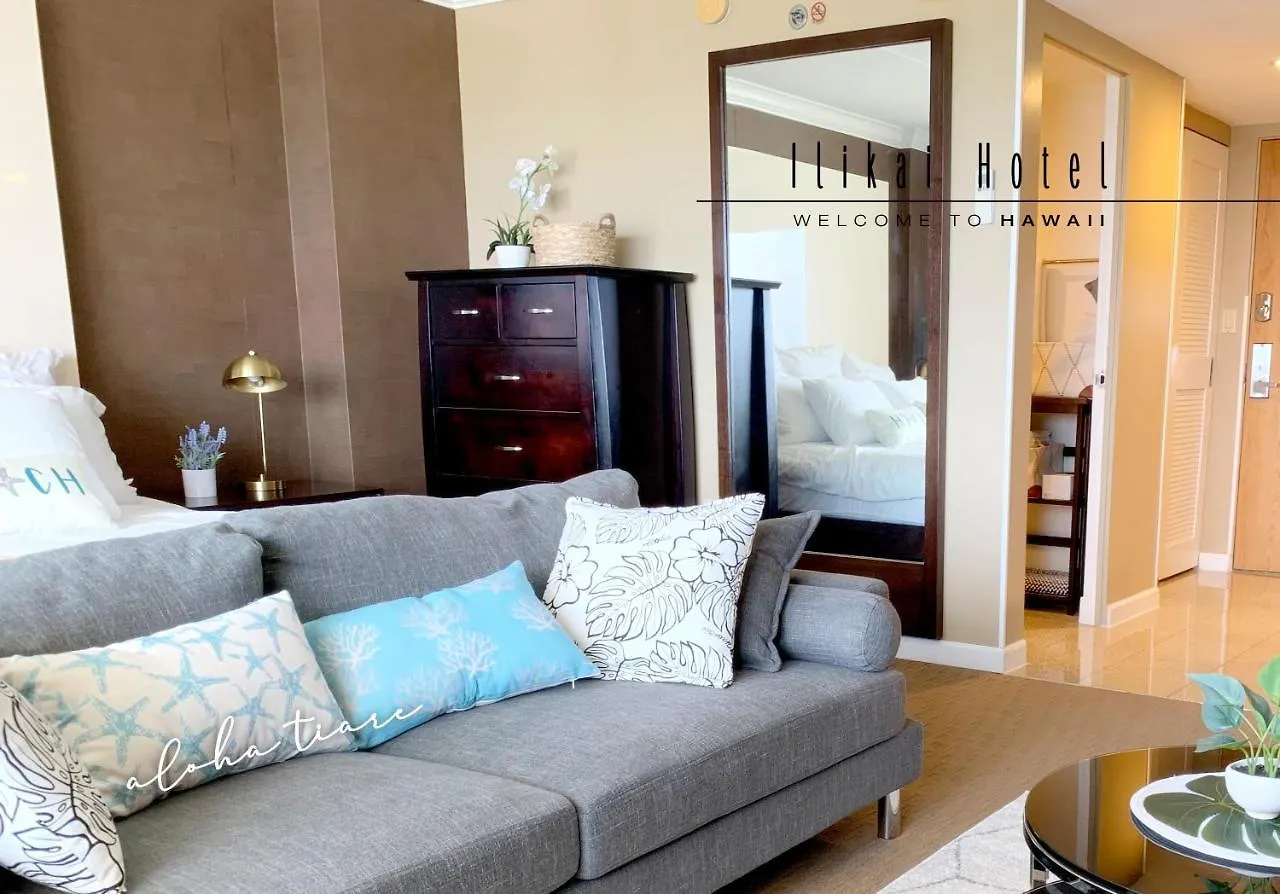H Ocean View Waikiki Luxury Ilikai Free Parking Apartment Honolulu