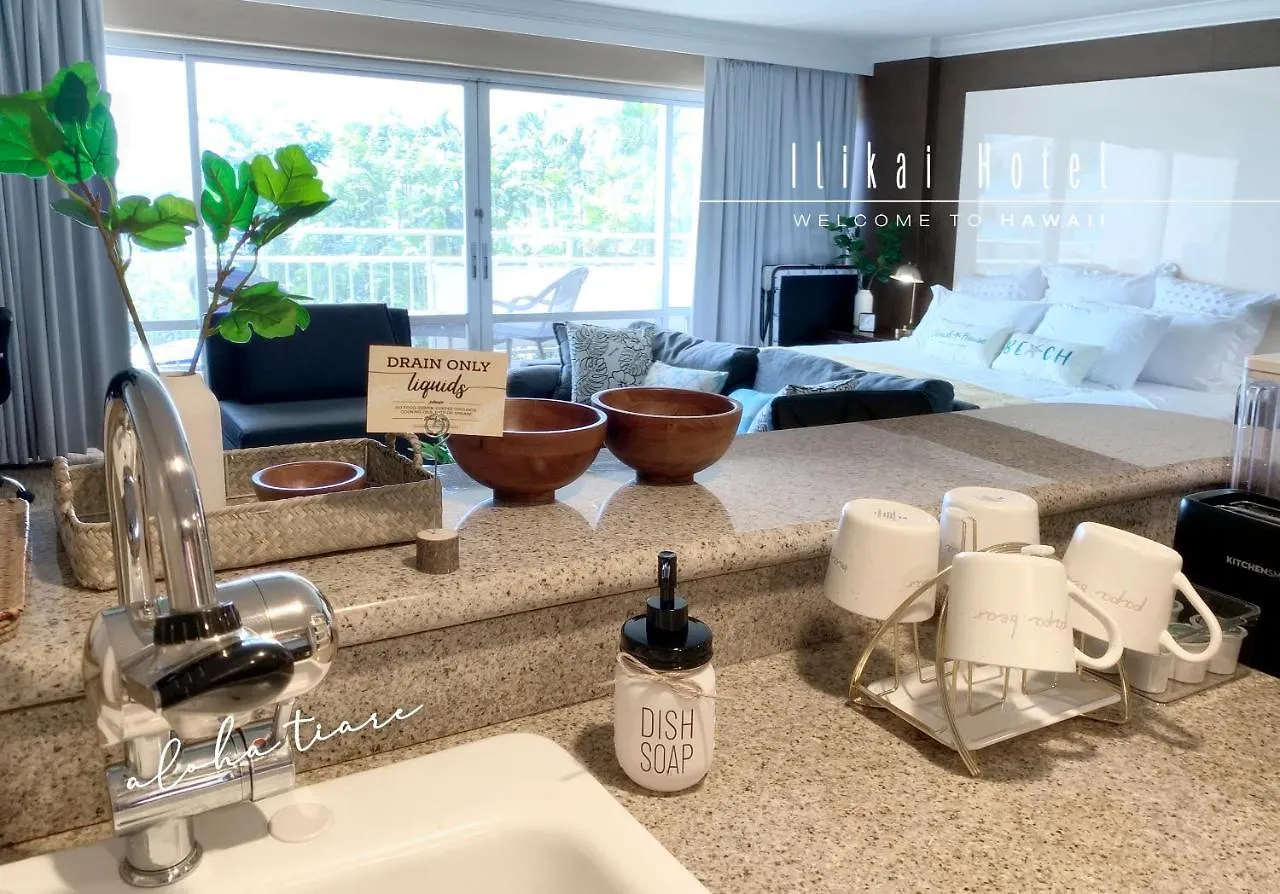 Appartement H Ocean View Waikiki Luxury Ilikai Free Parking à Honolulu