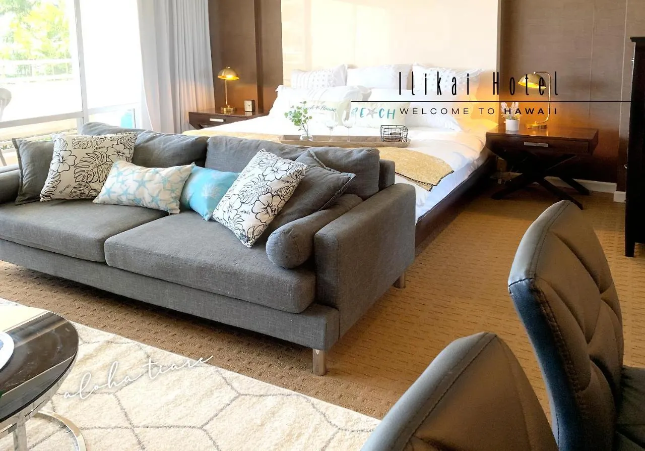 Appartement H Ocean View Waikiki Luxury Ilikai Free Parking à Honolulu